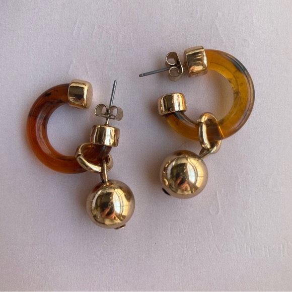 3 piece brown leopard print and gold tone jewelry set - Picture 3 of 4